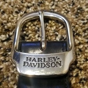 Harley Davidson leather belt Usa made